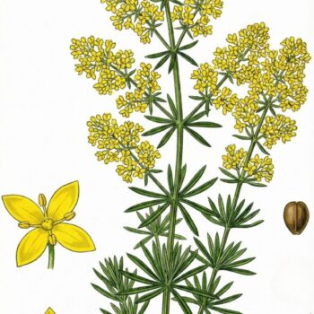 Echtes Labkraut wurde bei unseren Vorfahren häufig zur Käseherstellung genutzt, noch heute findet es zur Herstellung des englischen Chesterkäse Verwendung.