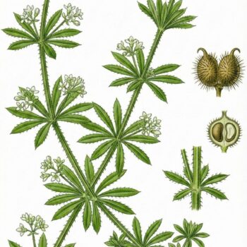 Klettenlabkraut (auch Klebkraut) ist ein schmackhaftes Wildgemüse und für viele Speisen geeignet. Es stärkt unser Immunsystem und unterstützt Abnehmkuren.