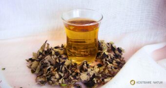 Schwarztee aus Brombeerblättern ist eine köstliche und regionale Alternative zu Schwarzen Tee aus Indien und lässt sich leicht selber machen.