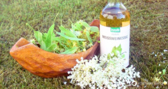 Ein Blütenessig mit Linden- und Holunderblüten bringt Frische in die Salatsauce und ist unglaublich gesund!