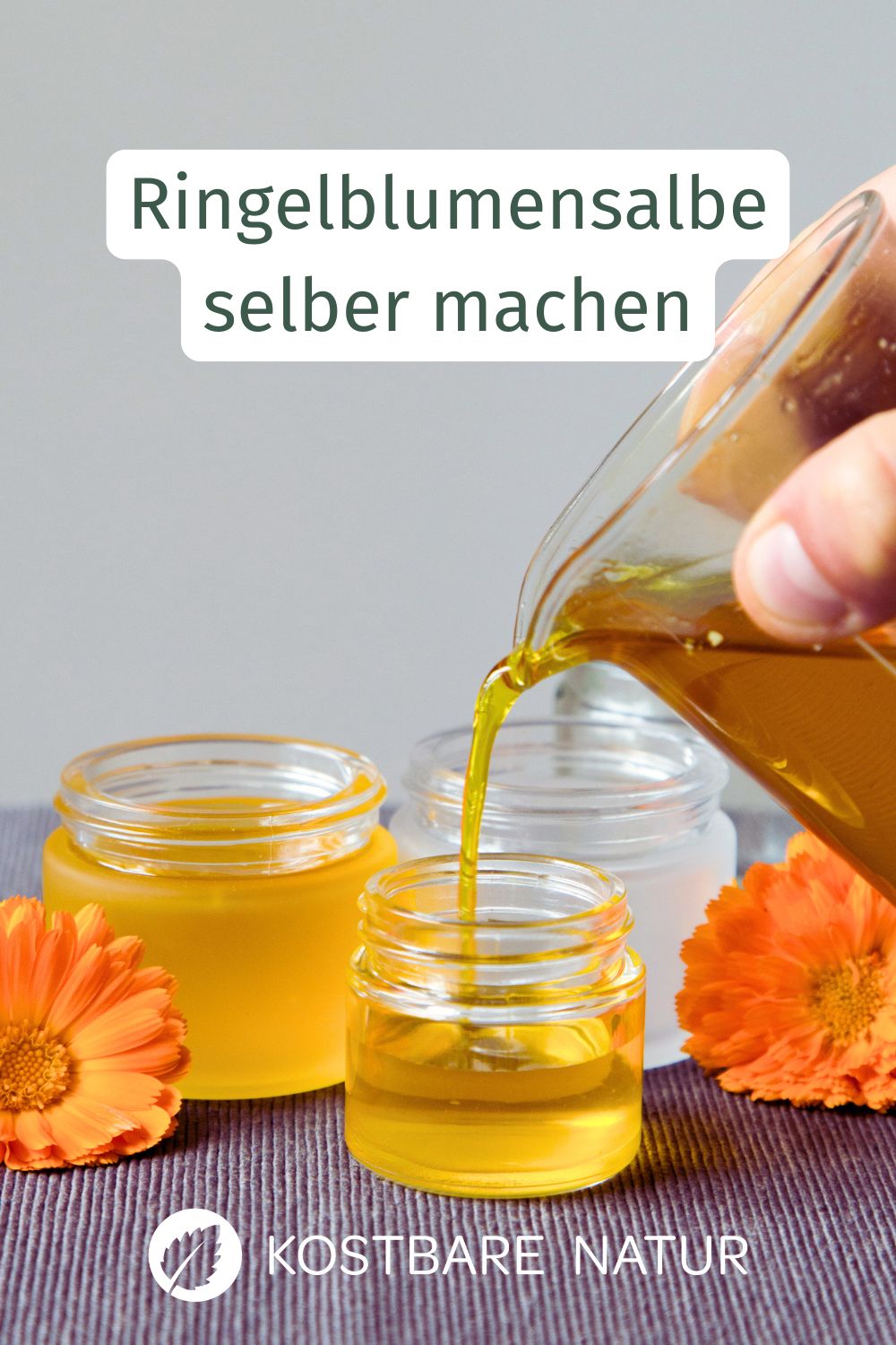 Eine Salbe mit Ringelblumen ist eines der besten Heilmittel für Verletzungen, Entzündungen und andere Hautprobleme. So stellst du sie her.