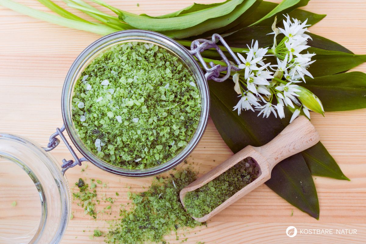 Bärlauchsalz zubereiten – so einfach geht's