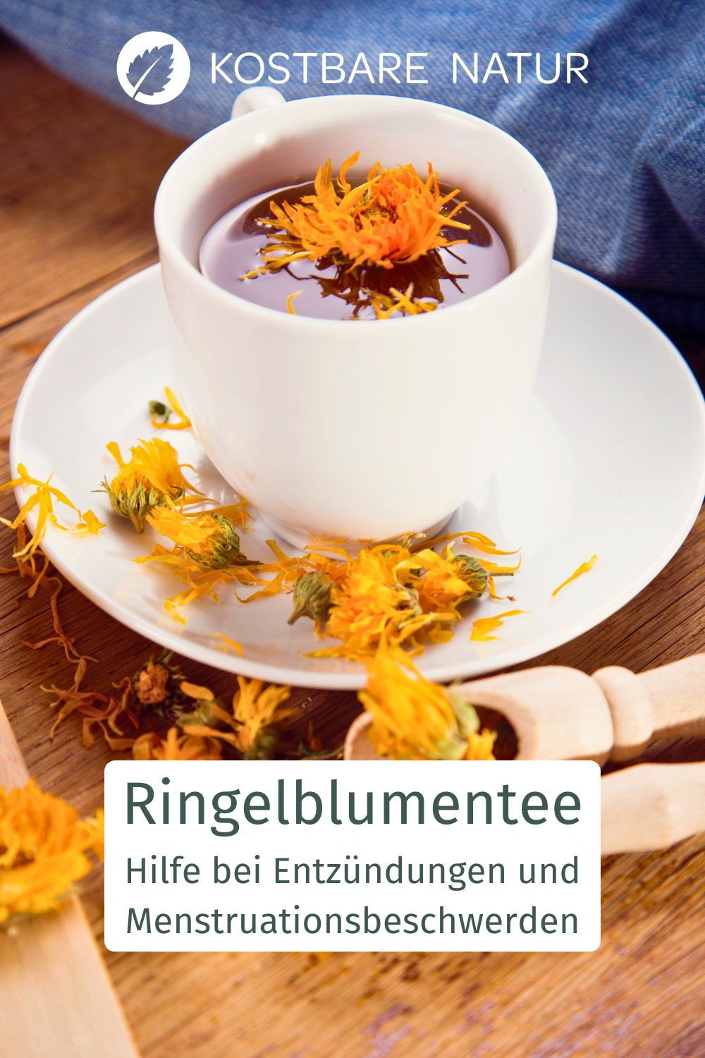Ringelblumentee nutzt die Kraft der schönen Ringelblume, um Magenbeschwerden, Entzündungen und Verdauungsprobleme zu lindern.