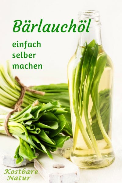 Mit selbstgemachtem Bärlauchöl kannst du die Bärenkräfte bewahren und im Laufe des Jahres z.B. für Salate verwenden.