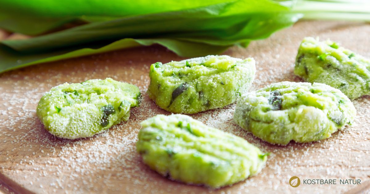 Bärlauch ist sehr gesund, lecker und vielseitig zuzubereiten. Probiere doch einmal dieses einfache Rezept für Bärlauch-Gnocchi!