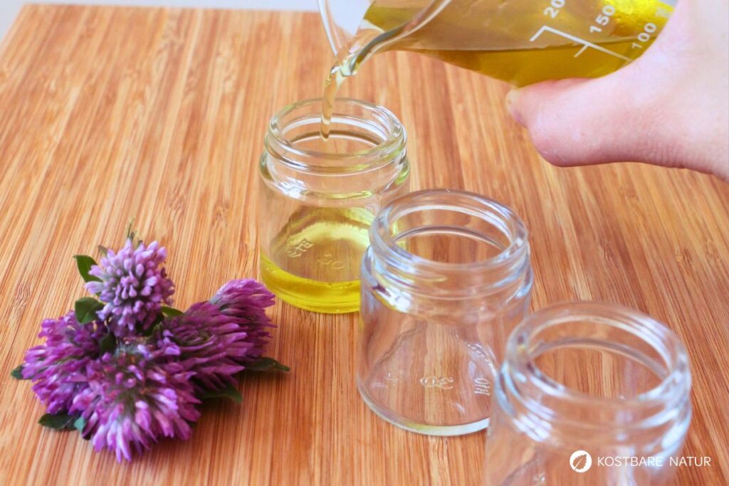 Flüssige Salbe abfüllen