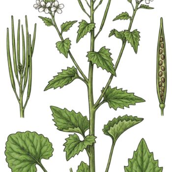 Knoblauchsrauke wird seit über 5000 Jahren genutzt. Auch heute ist es als würziges Küchenkraut beliebt und regt die Verdauung an.