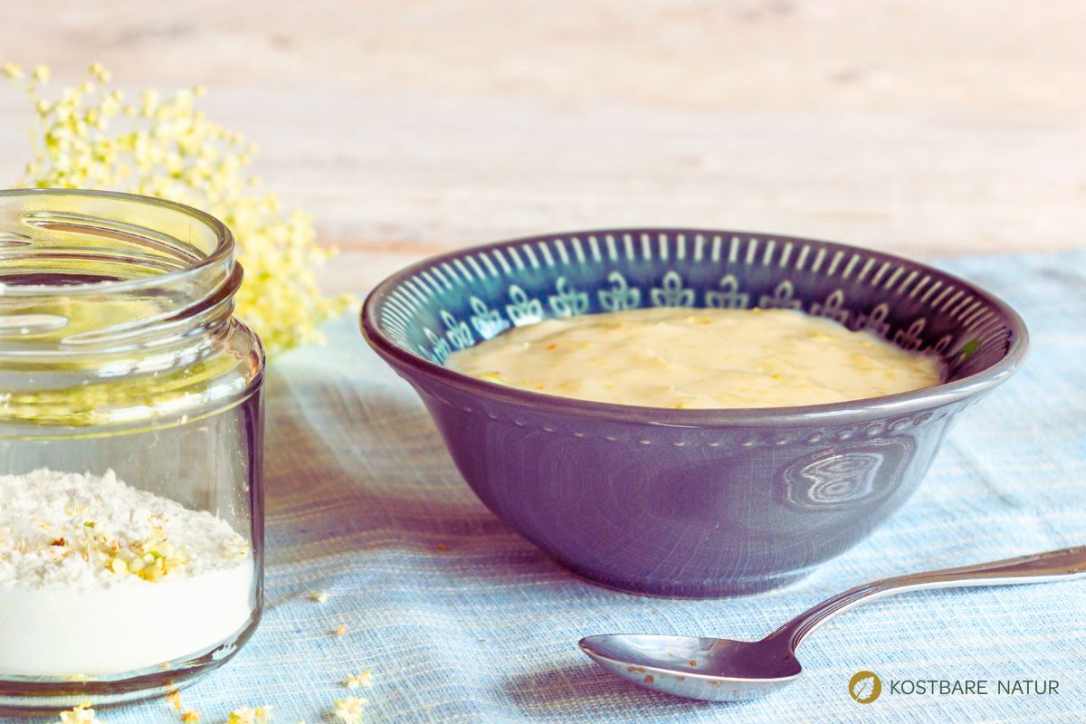 Rezept für Holunderblütenpudding-Pulver