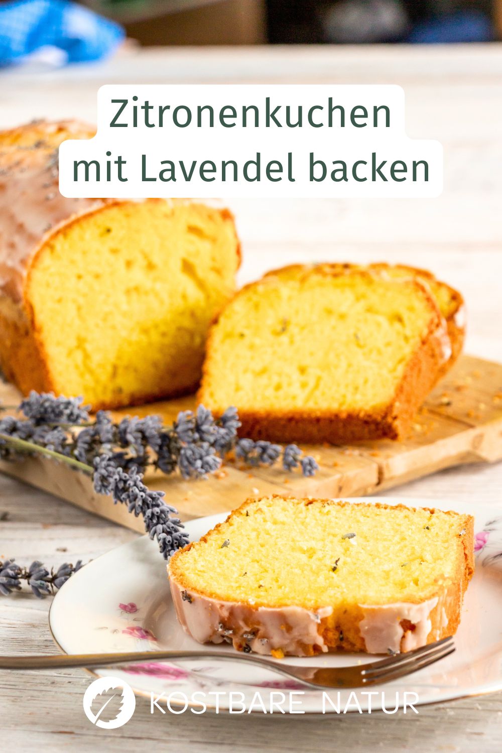 Zitronen-Lavendel-Kuchen Rezept: Saftig, duftend und besonders aromatisch. So backst du einen feinen Kuchen mit Lavendel und Zitrone.