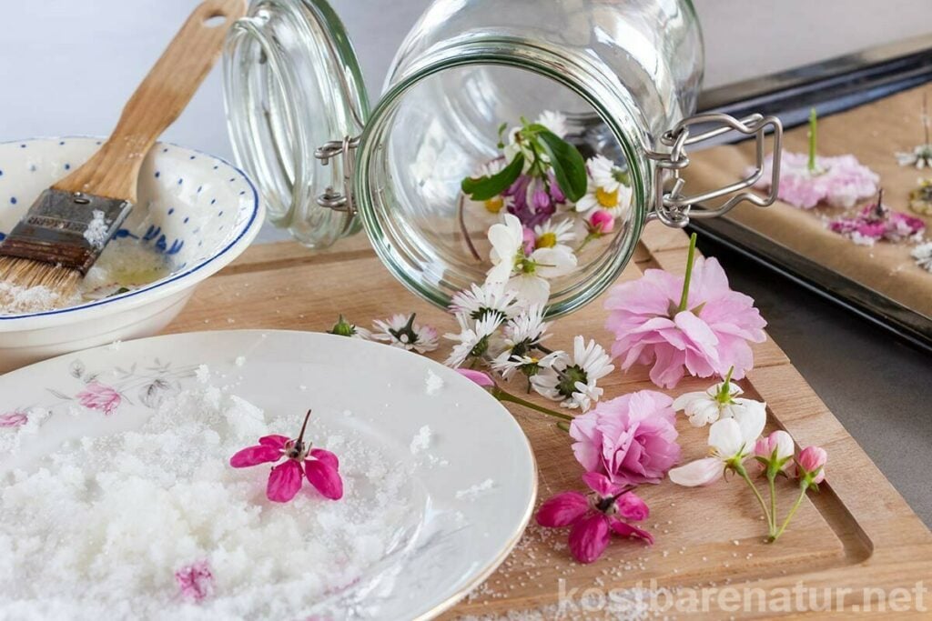 Kandierte Blüten: Kleine Kunstwerke zum Vernaschen - Kostbare Natur