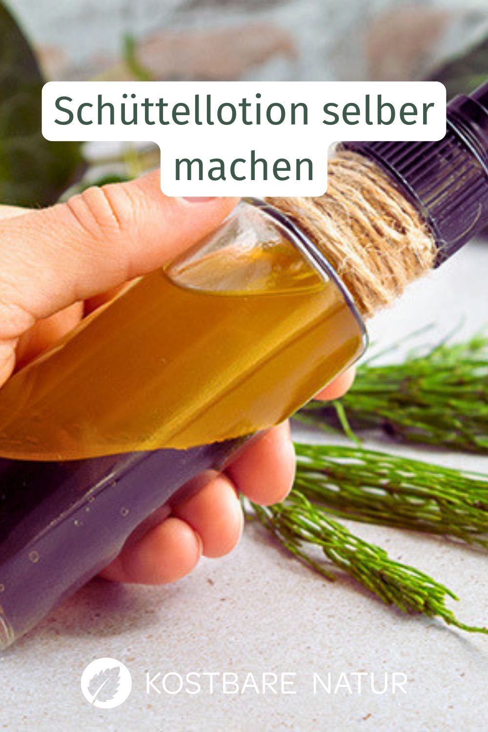 DIY-Hautpflege ohne Chemie: Lerne, wie du eine individuelle Schüttellotion aus Heilpflanzen und Ölen mischst. Sanft, effektiv - ohne Zusatzstoffe!