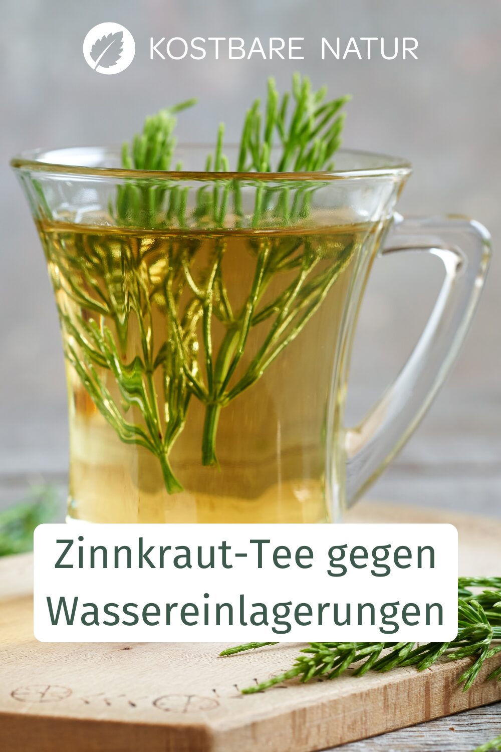 Ackerschachtelhalm-Tee selber machen gegen Wassereinlagerungen und zur Stärkung der Nierenfunktion.