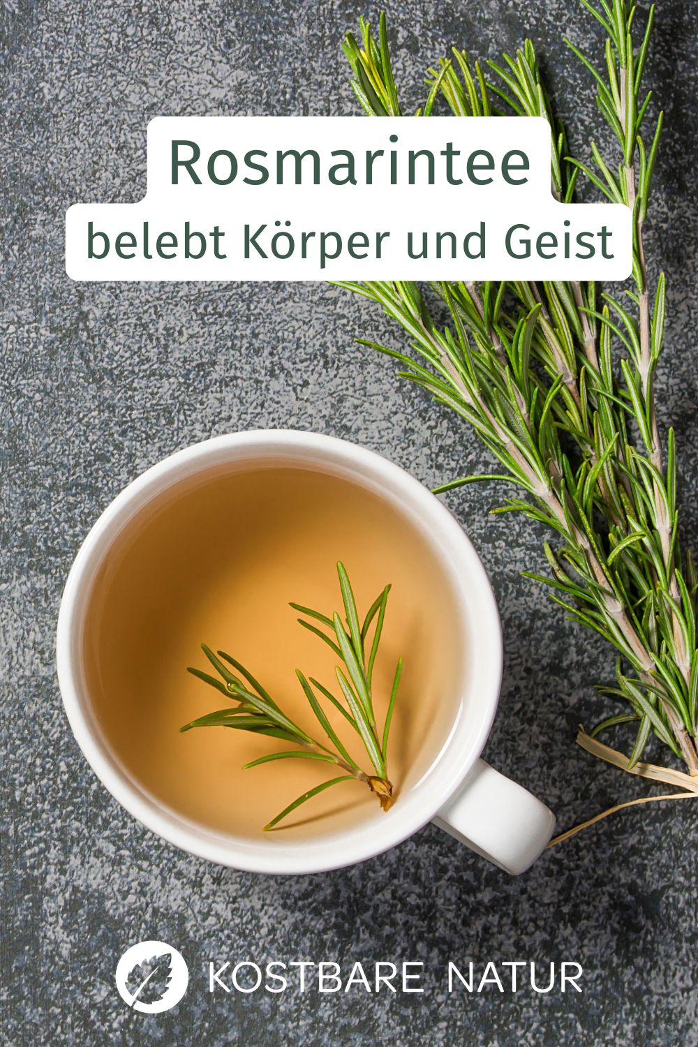 Rosmarintee ist ein natürliches, belebendes Heilmittel. Ob zur geistigen Frische am Morgen oder zur Unterstützung der Verdauung.