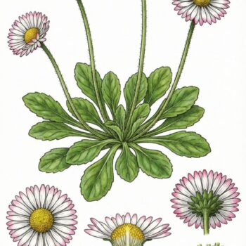 Das Gänseblümchen ist eine vielseitige Heilpflanze, die entzündungshemmend wirkt und bei Hautproblemen, Erkältung und Magenbeschwerden hilft.