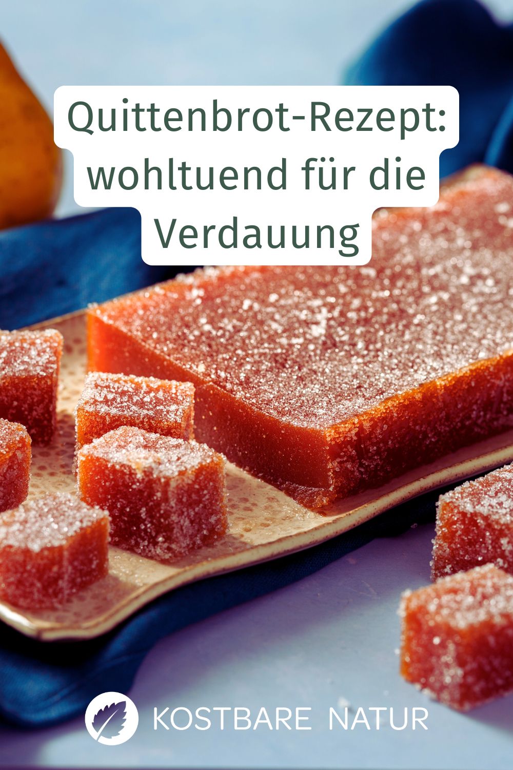 Quittenbrot selber machen: Entdecke ein einfaches Rezept für das aromatische Fruchtkonfekt aus Quitten – perfekt für Herbst und Winter.