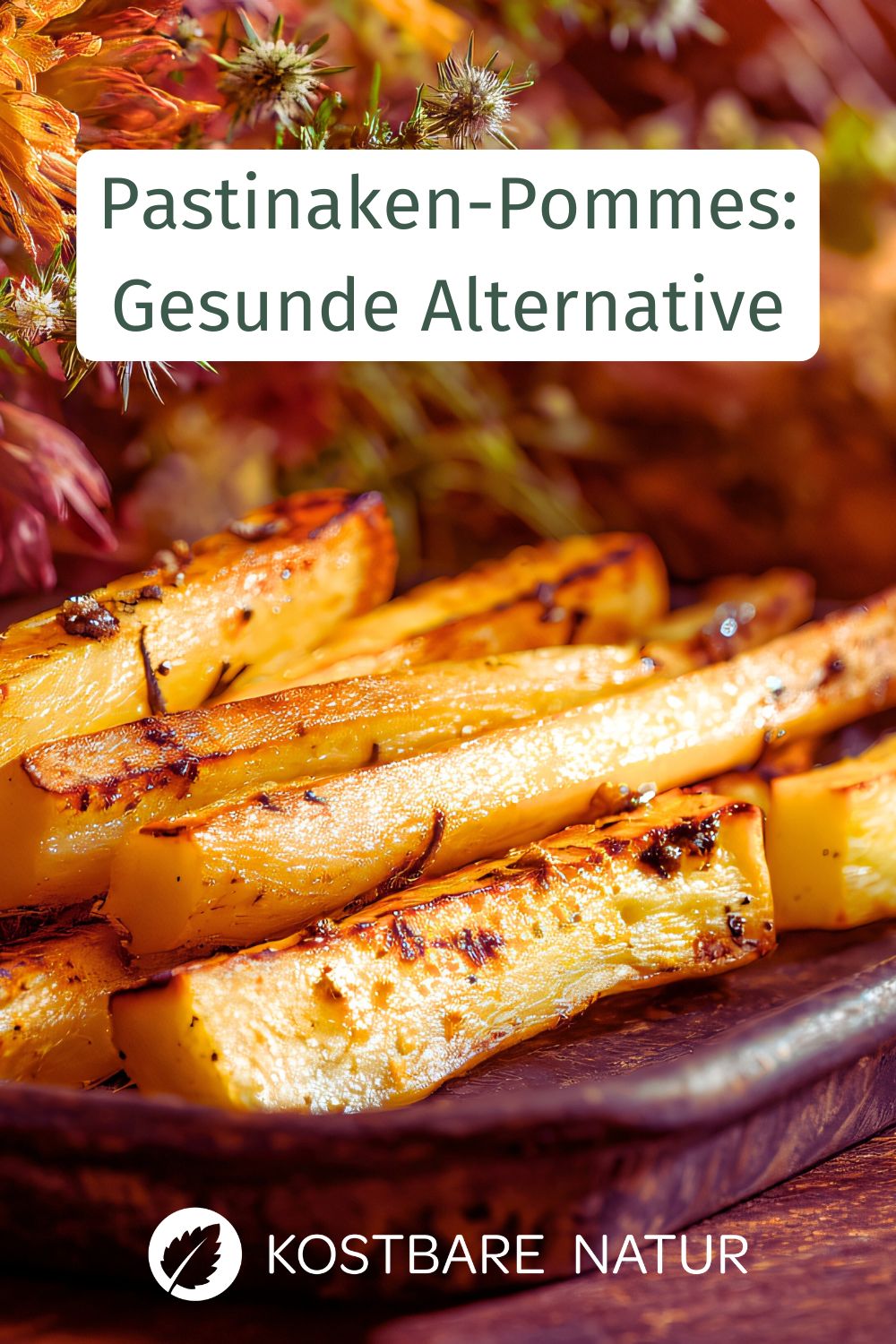 Pastinaken Pommes – gesunde, knusprige Alternative zu Kartoffeln. Schnell gemacht im Ofen, und perfekt für die Winterküche.