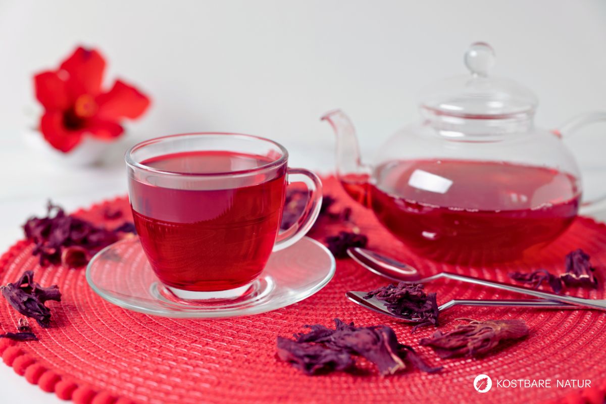 Hibiskus: aromatisch, gesund und vielseitig. Erfahre alles über Anwendung, Wirkung, Anbau und Rezepte rund um Hibiscus sabdariffa.