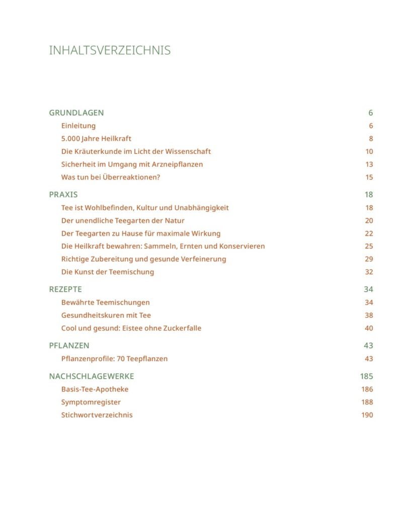 Die Tee-Apotheke Leseprobe