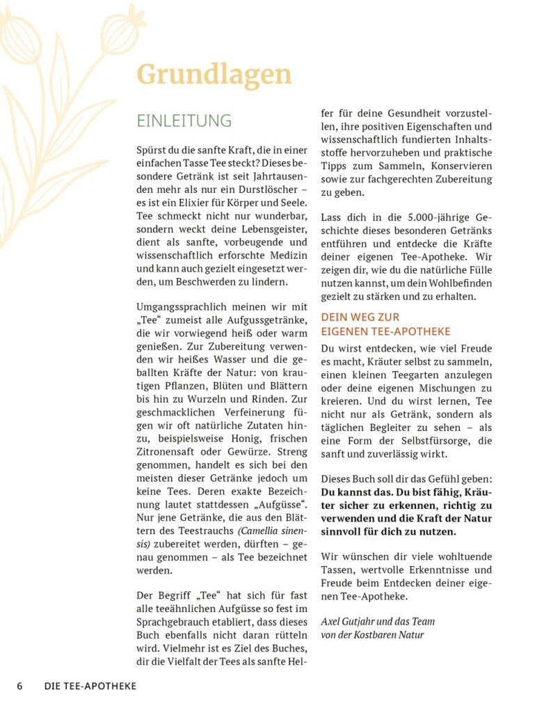 Die Tee-Apotheke Leseprobe