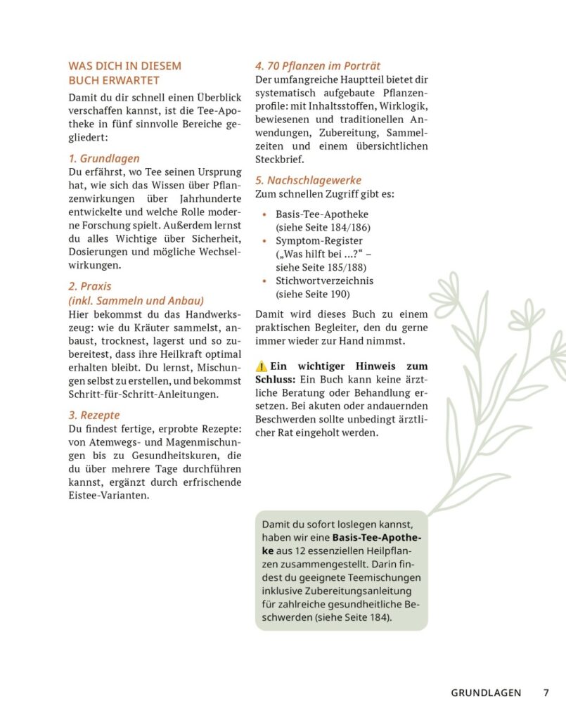 Die Tee-Apotheke Leseprobe