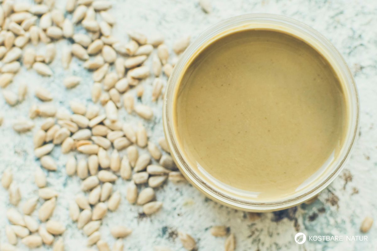Rezept f&uuml;r Sonnenblumenkernmus (Sonnenblumenbutter)