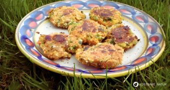 Brennnessel Bratlinge Rezept mit Zubereitungszeit und Kalorien. Knusprige Wildkräuter Bratlinge einfach selber machen und genießen.