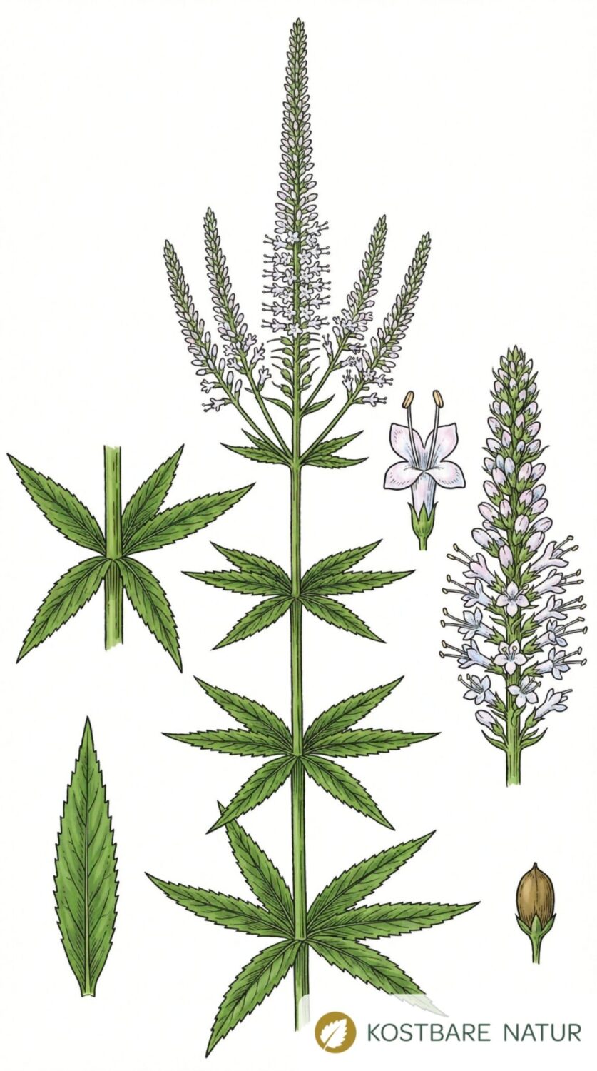 Kandelaber-Ehrenpreis: Pflege, Erkennung, Geschichte und sichere Einordnung als Gartenstar für Bienen – mit Anbautipps.