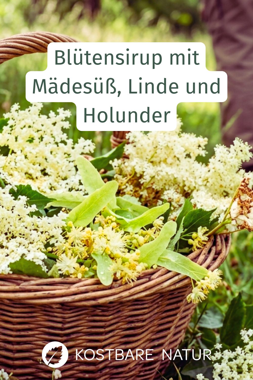 Dieser Wildpflanzen-Blüten-Sirup hat es in sich. Drei wunderbar aromatische Blüten mit Heilkräften in einem köstlichen Sirup.