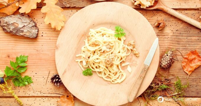 Lust auf ein cremiges Krause-Glucke-Rezept? Entdecke, wie du die Fette Henne richtig putzt und mit Pasta in einer köstlichen Rahmsoße zubereitest.